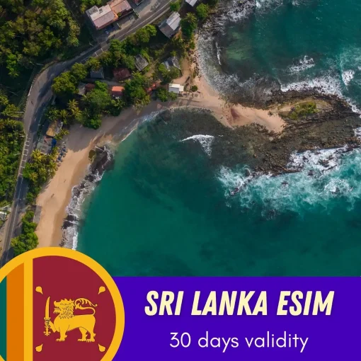 Sri Lanka eSIM 30 Days